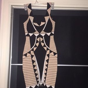 Gorgeous bandeau Bebe dress